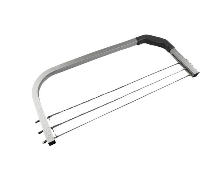 Heavy Duty Baking 3-Wire Layer Cake Cutter and Leveler Stainless Steel 17" Wi Carousel 1