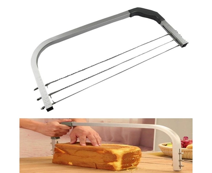 Heavy Duty Baking 3-Wire Layer Cake Cutter and Leveler Stainless Steel 17" Wi Carousel 2