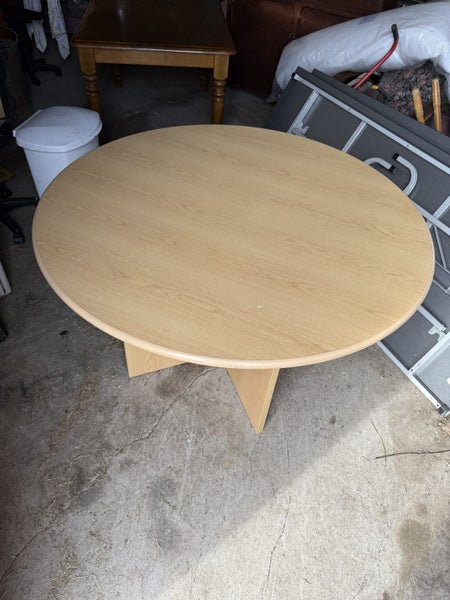 Wood Look Melteca Office or Dining Table Carousel 2
