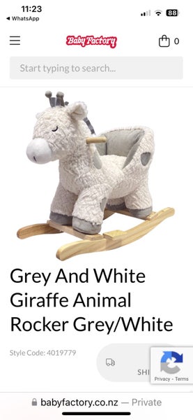 Rocking baby giraffe Carousel 4