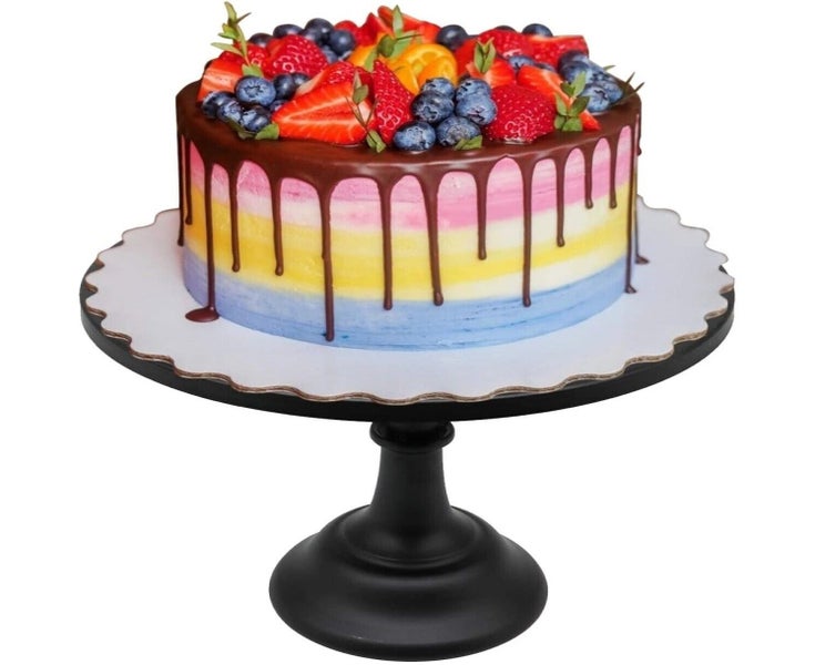 Large Cake Stand Wedding Cupcake Dessert Display Bar Party Pedestal Fruit Tra Carousel 7