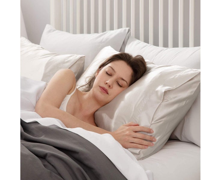 Satin Pillowcase for Hair and Skin, 2-Pack - Standard Size Pillow Cases - Sat Carousel 2