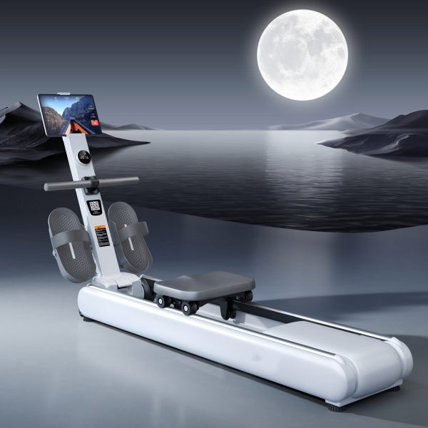 Self-Generating Magnetic Rower White Carousel 1
