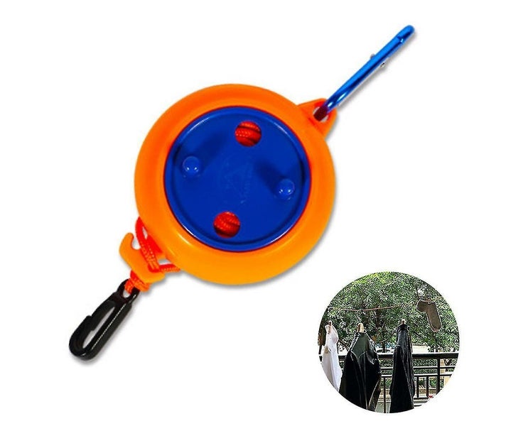 Retractable Washing Line Camping Portable Travel Holiday Outdoor Laundry Line Carousel 2