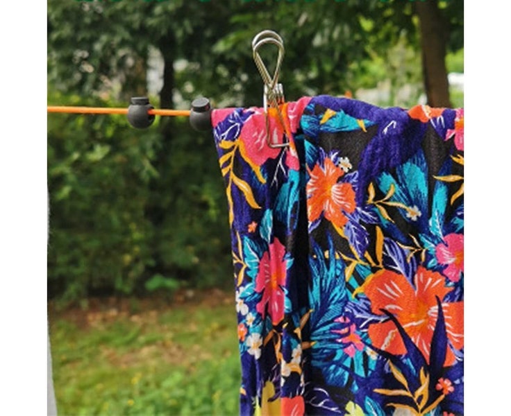 Retractable Washing Line Camping Portable Travel Holiday Outdoor Laundry Line Carousel 4