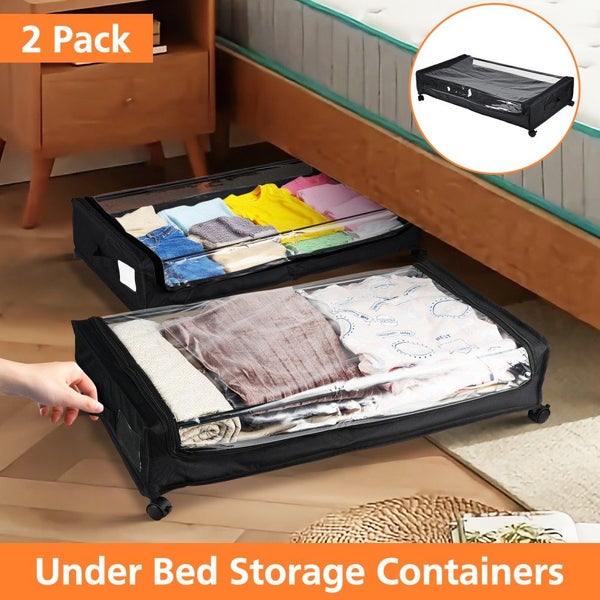 Under Bed Storage Organizer 2 PCS Carousel 1