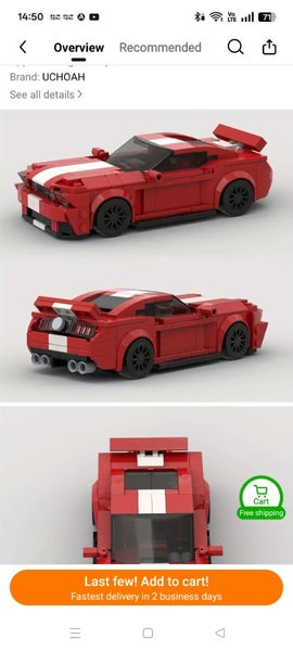 Ford Mustang Shelby GT500 (406 piece) Carousel 1