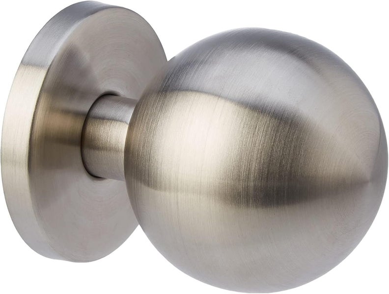 SALE Door Lock Knob Satin Stainless Steel - Dummy Set -Lennox Bathroom Carousel 1