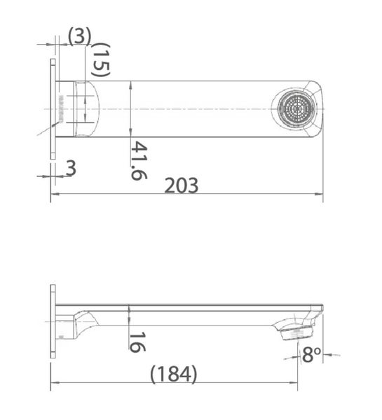 Bath Spout Round - Reece001 - Lennox Bathroom Carousel 2