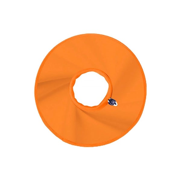 Adjustable Pet Dog E Collar Breathable Dog Cone Recovery Collar Orange L Carousel 5