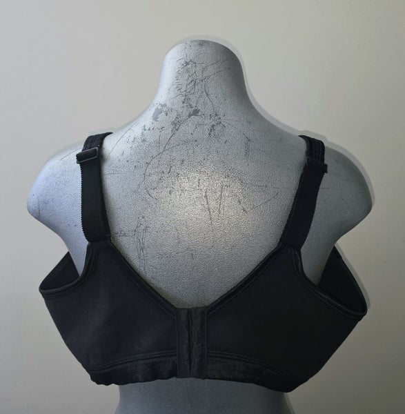 BERLEI BLACK WIREFREE BRA style Y196B SIZE 24DD Carousel 2