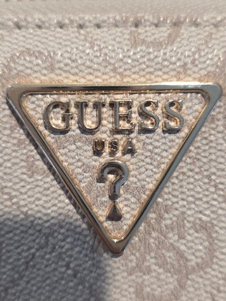 GUESS BEIGE SIGNATURE WALLET (NEW)62979522450690114