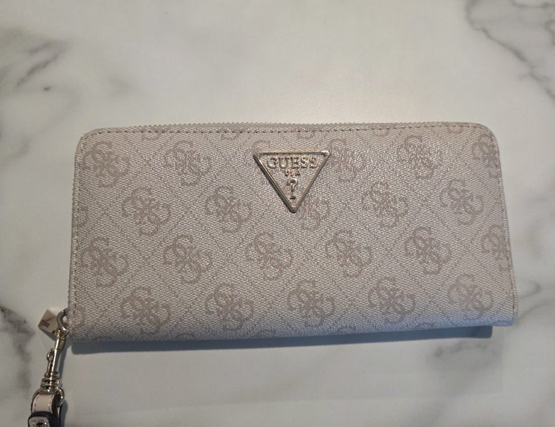 GUESS BEIGE SIGNATURE WALLET (NEW)62979522450690112
