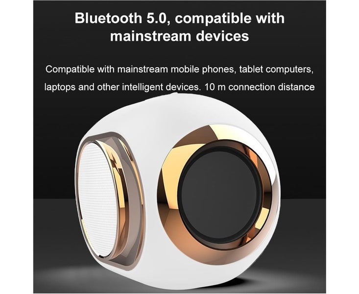 Wireless Speaker Stereo Bluetooth Speaker,Golden Egg Bluetooth Speaker Carousel 5