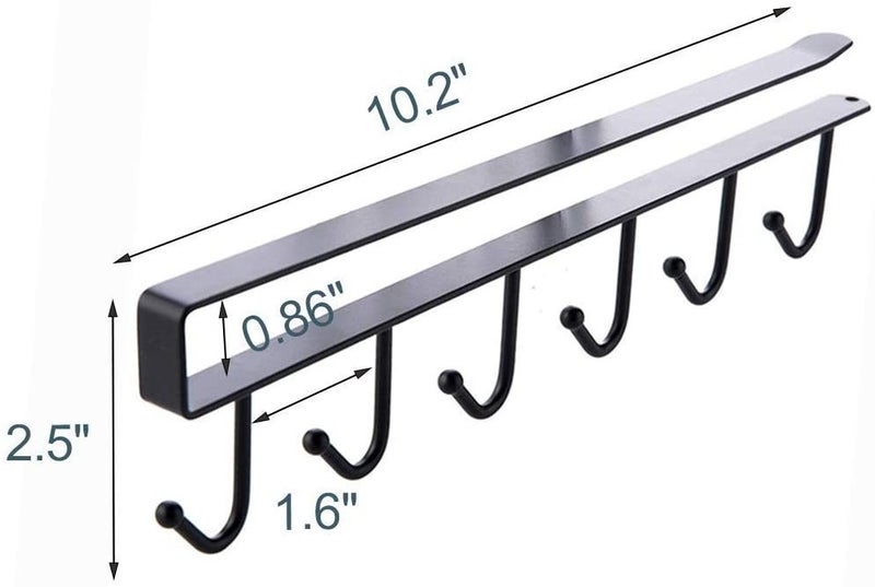 Mug Holder,Coffee Cup Holder,Wall Mounted Home Storage Hooks ( 2 Pcs ) Carousel 2