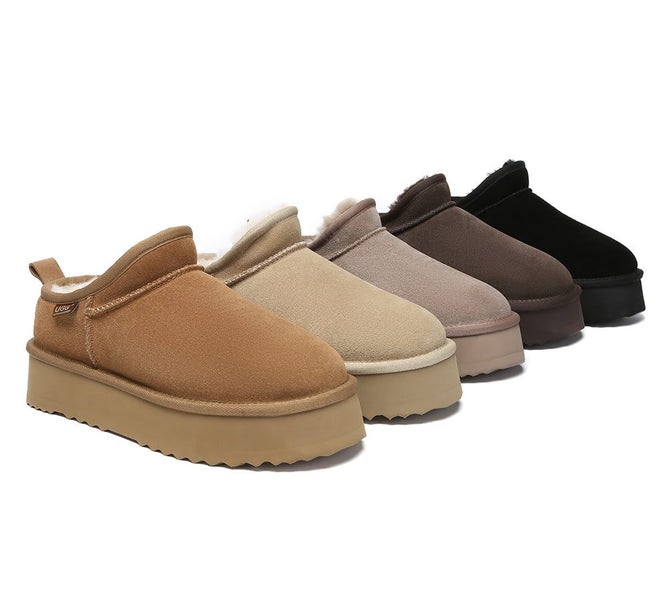 AUSTRALIAN SHEPHERD(R) UGG Boots Low Cut Ankle Classic Platform Nano Carousel 2