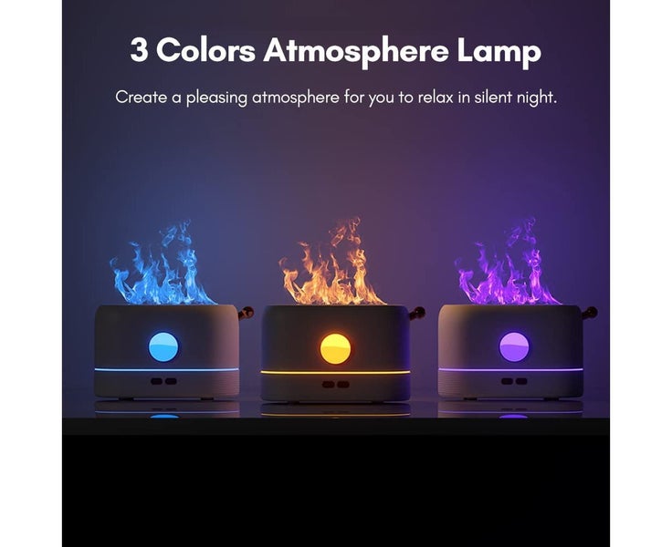 Air Humidifier 3D Simulation Flame Aromatherapy Machine for Home Bedroom Offi Carousel 2