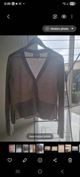 100% Cashmere Cardigan - light Grey marle629481054182431116