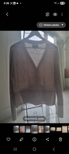 100% Cashmere Cardigan - light Grey marle62948105418243113
