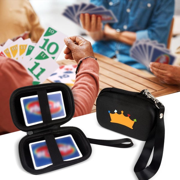 Meetikar Travel Card Games Case Compatible with Card Games Set Hard Carrying Car Carousel 2