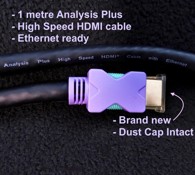 ANALYSIS PLUS HDMI 1M CABLE * * * $1 RES * * *62937631161730113