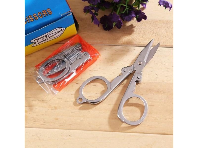 Weimao Small Folding Scissors Portable Folding Scissors Travel Scissors Folding Carousel 1