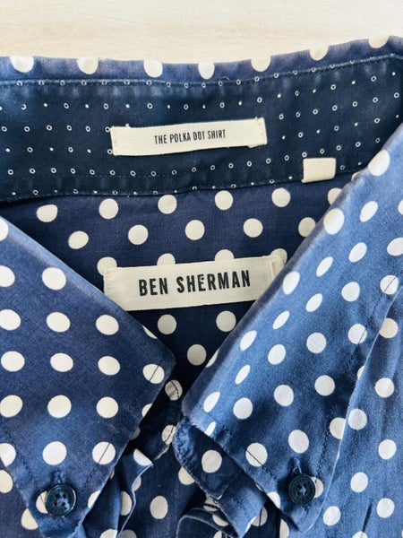 ** BEN SHERMAN ** ‘The Polka Shirt’ Size XL Men’s Dress Shirt62992596120067111