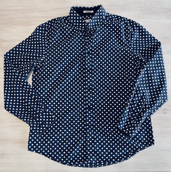 ** BEN SHERMAN ** ‘The Polka Shirt’ Size XL Men’s Dress Shirt629925961200671115