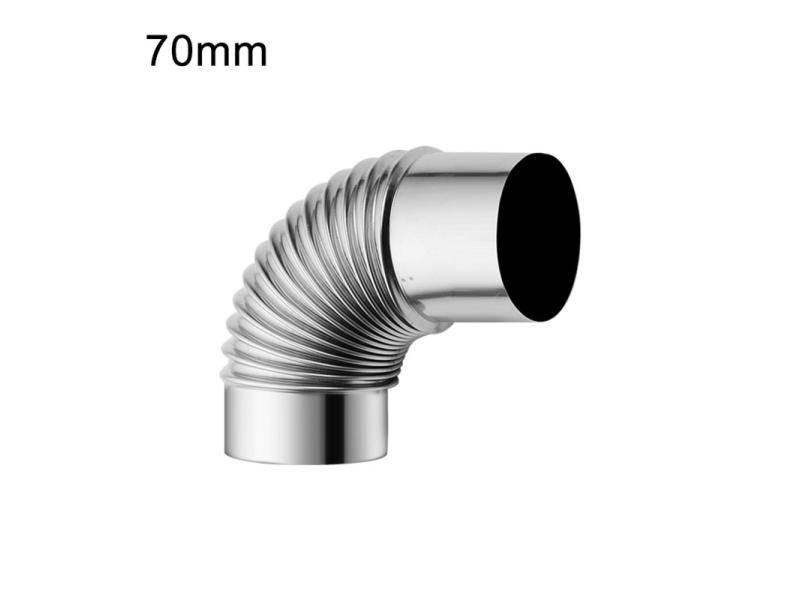 Windproof Cap Stainless Steel 90Degree Elbow Chimney Liner Bend 90° Multi Flue Carousel 1