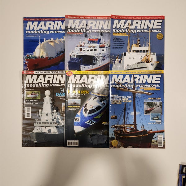 Marine modelling magazines -mix 2010 - 2013 Carousel 1
