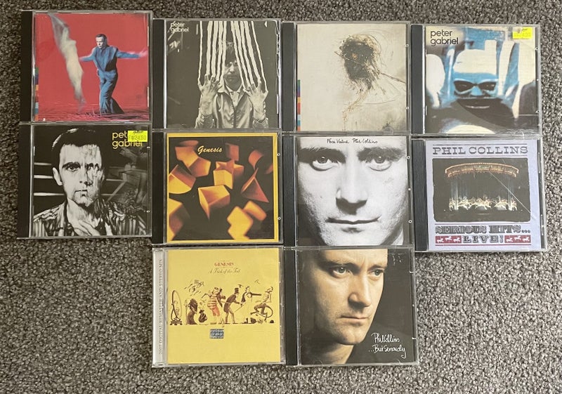Peter Gabriel, Phil Collins and Genesis 10 cds collection Carousel 1
