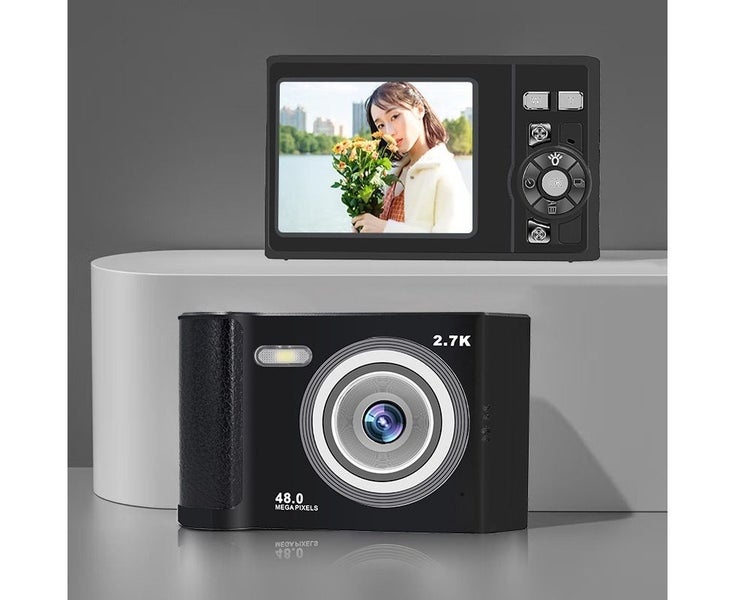 48MP HD Retro Digital Camera with 32G Memory Card 1080P Kids Student Camera B Carousel 1