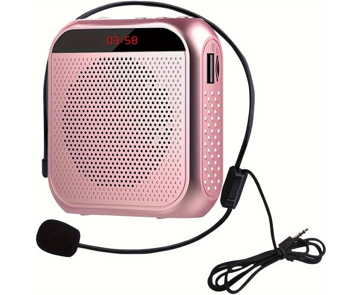 Portable Voice Amplifier With Wired Microphone Headset, USB Rechargeable Spea Carousel 1