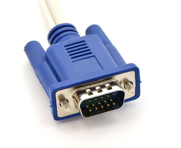 VGA SVGA Male Plug to TV S-Video RCA Female Adapter Converter Connect Cable Carousel 3