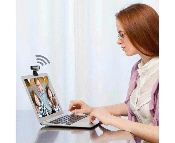 1080P HD Webcam with Microphone Anti-Voyeur Streaming Web Camera for Live Rec Carousel 4