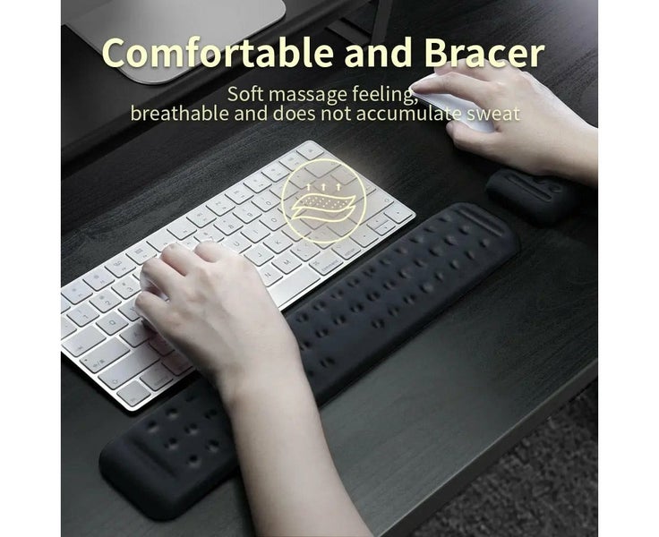 Keyboard And Mouse Wrist Rest Ergonomic Memory Foam Hand Palm Rest Support Fo Carousel 1