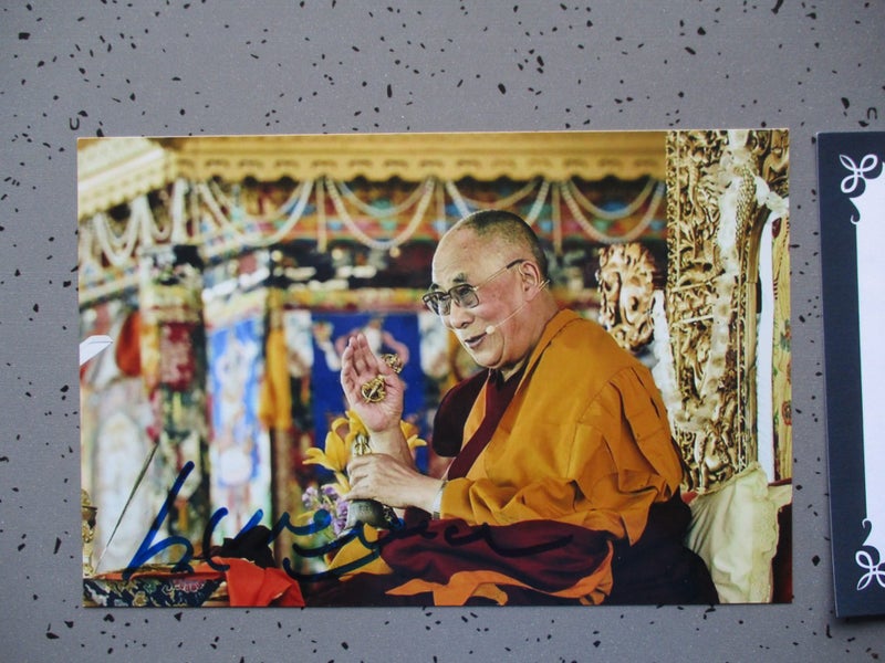 The Dalai Lama signed Photograph + Certificate Carousel 2