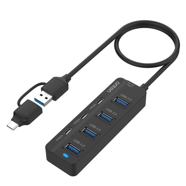 7-Port Usb3.0 + Type-C Docking Station With Otg Carousel 1