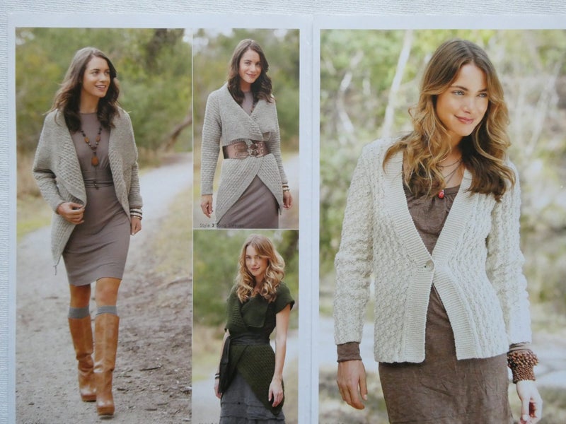Patons Womens 4 Jackets & Vest : Knitting Booklet62936668373762111
