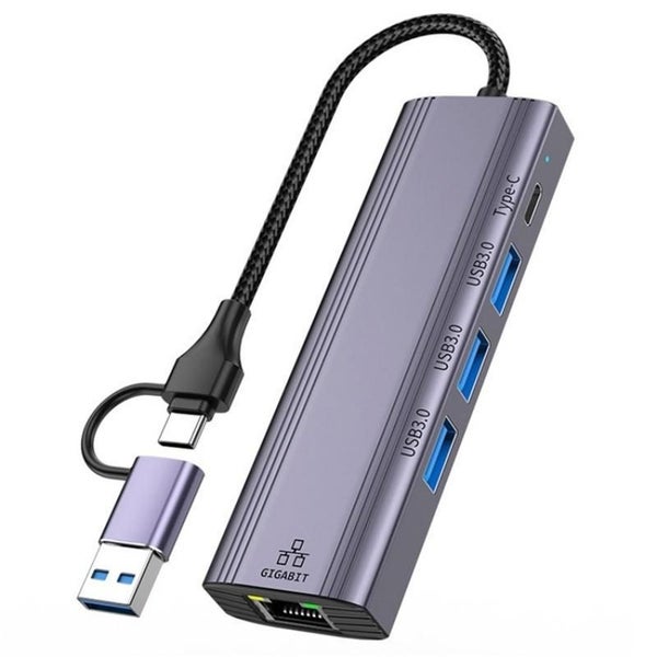 Usb-A / C Docking Station 3X Usb3.0 Usb-C Gigabit Carousel 1