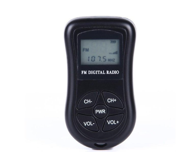Pocket Radio, Portable LCD Display Digital Radio Mini FM Radio with Earphones Carousel 5