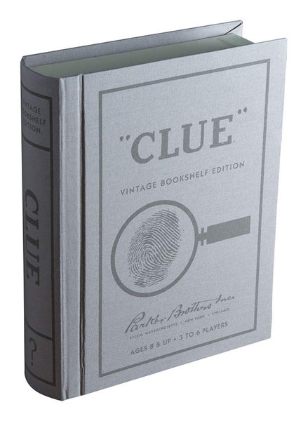 WS Game Company Clue Vintage Bookshelf Edition Carousel 1