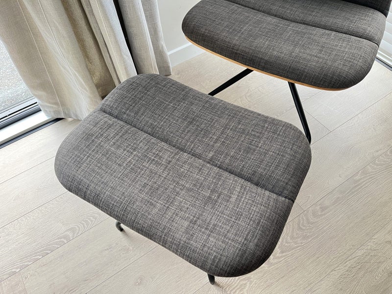NOOD Lounge Chair with Ottoman – Grey Carousel 4