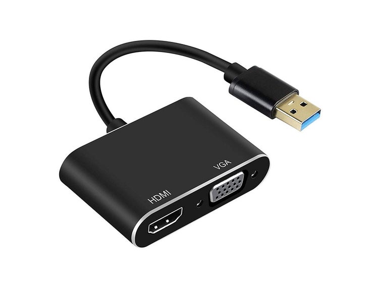 Super Speed USB 3.0 Type C DP to HDMI VGA Converter Adapter for Windows 10//8 Carousel 1