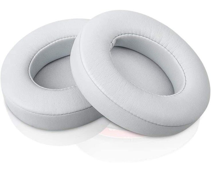 Replacement Ear Pads Cushions in White for Beats Studio 2.0 3.0 Over-the-Ear Carousel 7