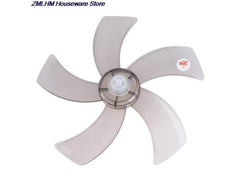 Hot Sale 1PC 16 Inch Household Plastic Fan Blade Five Leaves With Nut Cover For Carousel 1