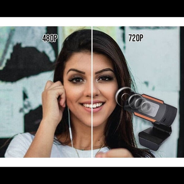 720P Webcam Laptop Desktop PC Digital Web Camera Noise Cancelling Mic 30FPS Carousel 2