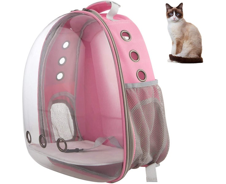 Cat Backpack Carrier Space Capsule Pet Carrier Airline Approved Travel Carrier Carousel 1