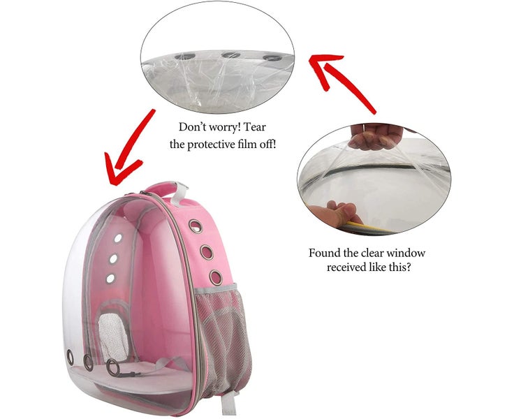 Cat Backpack Carrier Space Capsule Pet Carrier Airline Approved Travel Carrier Carousel 2