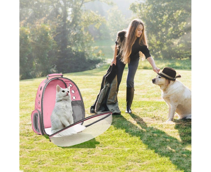 Cat Backpack Carrier Space Capsule Pet Carrier Airline Approved Travel Carrier Carousel 8